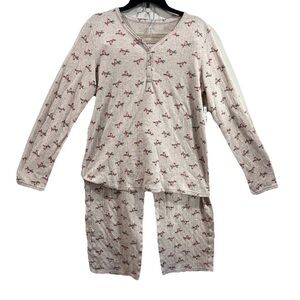 Pajama Set Spring Lounge Sleepwear Size M Cottagecore